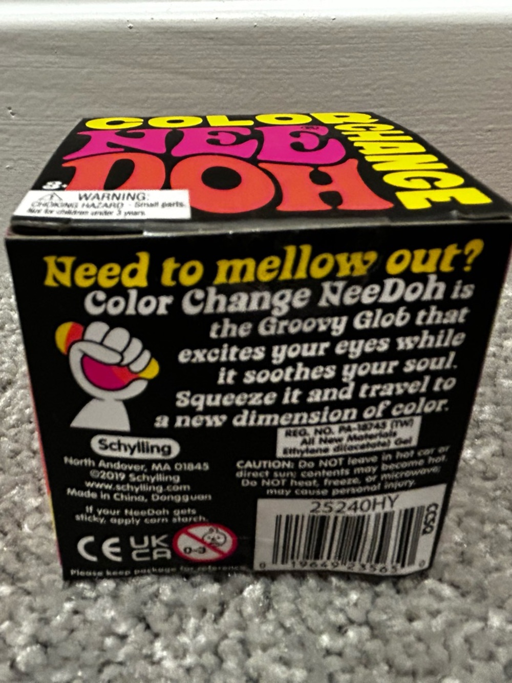 Brand New in the Box- Blue Nee Doh Color Change Sensory Ball - Blue- Pink - Picture 2 of 2